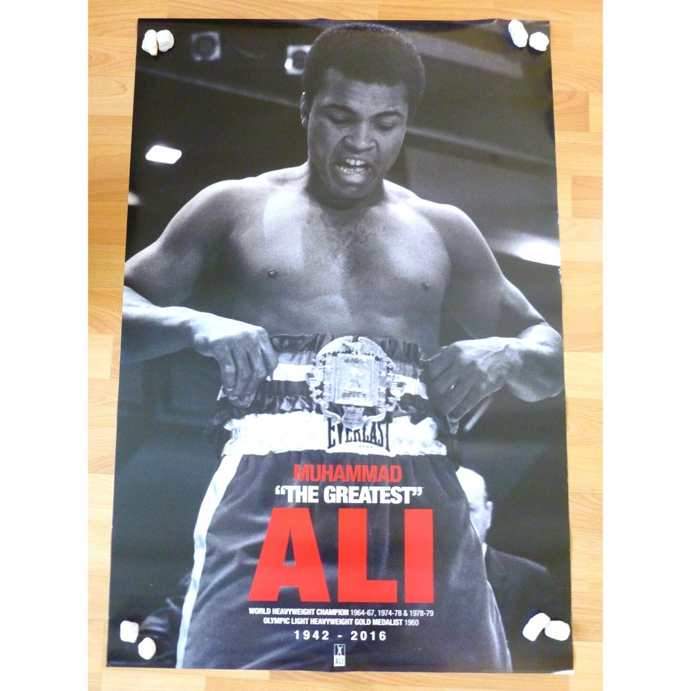 Muhammad Ali ~ The Greatest 1942 - 2016 ~ Boxing Poster 36''H X 24"'W ~ New